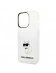 Karl Lagerfeld iPhone 14 Pro Case Cover Ikonik Choupette Transparent