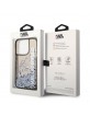 Karl Lagerfeld iPhone 14 Pro Case Cover Liquid Glitter Elong Black