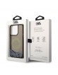 Karl Lagerfeld iPhone 14 Pro Case Cover Liquid Glitter RSG Black