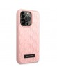 Karl Lagerfeld iPhone 14 Pro Case Cover Monogram 3D Rubber Pink