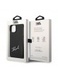 Karl Lagerfeld iPhone 14 Plus Case Cover Signature Logo Cardslot Black