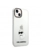 Karl Lagerfeld iPhone 14 Plus Case Cover Ikonik Choupette Transparent