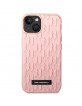 Karl Lagerfeld iPhone 14 Plus Hülle Case 3D Gummi Monogram Pink Rosa