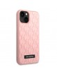 Karl Lagerfeld iPhone 14 Plus Hülle Case 3D Gummi Monogram Pink Rosa