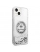 Karl Lagerfeld iPhone 14 Case Cover Liquid Glitter RG Silver