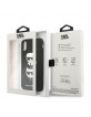 Karl Lagerfeld iPhone X / XS Case Saffiano Karl & Choupette Black