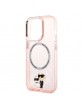 Karl Lagerfeld iPhone 14 Pro Max MagSafe Case Hülle Karl & Choupette Rosa Pink