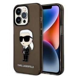 Karl Lagerfeld iPhone 14 Pro Hülle Case Cover Ikonik Karl Schwarz