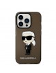 Karl Lagerfeld iPhone 14 Pro Case Cover Ikonik Karl Black