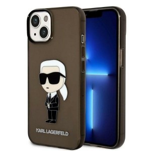 Karl Lagerfeld iPhone 14 Plus Case Cover Ikonik Karl Black