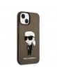 Karl Lagerfeld iPhone 14 Plus Hülle Case Cover Ikonik Karl Schwarz