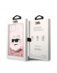 Karl Lagerfeld iPhone 14 Plus Case Liquid Glitter Choupette Head Pink