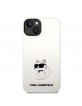 Karl Lagerfeld iPhone 14 Plus Case Cover Silicone Choupette White