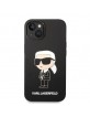Karl Lagerfeld iPhone 14 Plus Case Cover Silicone Ikonik Black