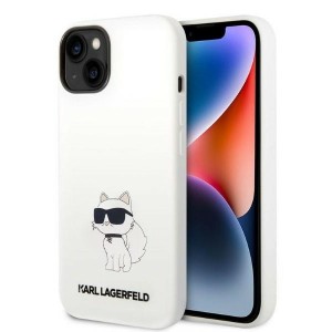 Karl Lagerfeld iPhone 14 Case Cover Silicone Choupette White