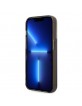 Karl Lagerfeld iPhone 14 Pro Max Case Liquid Glitter Elong Black