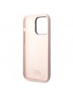 Karl Lagerfeld iPhone 14 Pro Max Case Hülle Silikon Choupette Pink