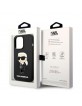 Karl Lagerfeld iPhone 14 Pro Max Case Cover Silicone Ikonik Black