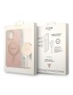 Guess iPhone 12 / 12 Pro SET MagSafe Charger + 4G Cover Case Pink.