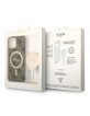 Guess iPhone 12 / 12 Pro SET MagSafe Ladegerät + 4G Hülle Case Braun