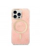 Guess iPhone 13 Pro SET MagSafe Ladegerät + 4G Hülle Case Rosa Pink