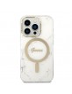 Guess iPhone 14 Pro SET MagSafe Ladegerät + Marmor Hülle Case Weiß