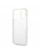 Guess iPhone 14 SET MagSafe Charger + Marble Cover Case White