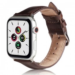 Beline Apple Watch Strap Genuine Leather 42 44 45 49mm Ultra Brown