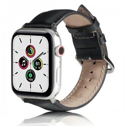 Beline Apple Watch Strap Genuine Leather 42 44 45 49mm Ultra Black