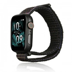 Beline Apple Watch Armband Nylon 42 45 45 49mm Ultra Schwarz