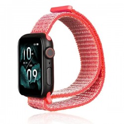 Beline Apple Watch Armband Nylon 42 45 45 49mm Ultra Rosa Pink
