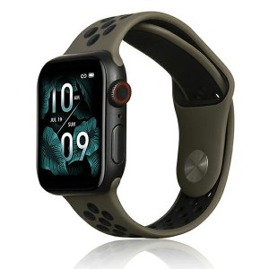 Beline Apple Watch Armband Silikon 38 40 41 Sport Dunkelbraun