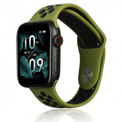 Beline Apple Watch Strap Silicone 38 40 41 Sport Green Black
