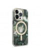 Guess iPhone 14 Pro Max SET MagSafe Charger + Jungle Case Green