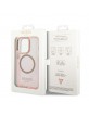 Guess iPhone 14 Pro MagSafe Case Hülle Cover Translucent Rosa