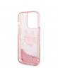 Karl Lagerfeld iPhone 14 Pro Hülle Case Cover Glitter Choupette Kopf Rosa