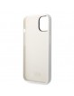 Karl Lagerfeld iPhone 14 Plus Hülle Case Cover Silikon Ikonik Weiß