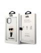 Karl Lagerfeld iPhone 14 Plus Hülle Case Cover Silikon Ikonik Weiß