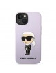 Karl Lagerfeld iPhone 14 Plus Case Cover Silicone Ikonik Purple
