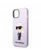 Karl Lagerfeld iPhone 14 Plus Case Cover Silicone Ikonik Purple