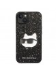 Karl Lagerfeld iPhone 14 Case Cover Glitter Choupette Black
