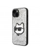 Karl Lagerfeld iPhone 14 Hülle Case Cover Glitter Choupette Silber
