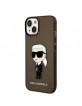 Karl Lagerfeld iPhone 14 Case Cover Ikonik Karl Black