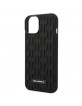Karl Lagerfeld iPhone 14 Case 3D Rubber Monogram Black