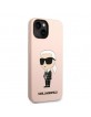 Karl Lagerfeld iPhone 14 Hülle Case Cover Silikon Ikonik Rosa Pink
