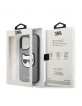 Karl Lagerfeld iPhone 14 Pro Max Case Cover Saffiano Choupette 3D Silver
