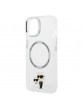 Karl Lagerfeld iPhone 14 Plus Magsafe Hülle Case Cover Karl & Choupette Clear