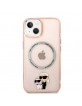 Karl Lagerfeld iPhone 14 / 15 / 13 Magsafe Case Cover Karl & Choupette Pink