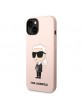 Karl Lagerfeld iPhone 14 Magsafe Case Cover Silicone Ikonik Pink