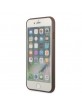 Guess iPhone SE 2022 2020 8 7 Hülle Case 4G Big Metal Logo Braun